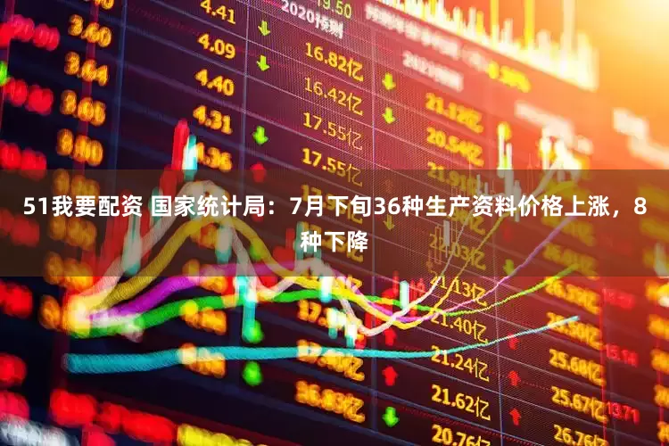 51我要配资 国家统计局：7月下旬36种生产资料价格上涨，8种下降